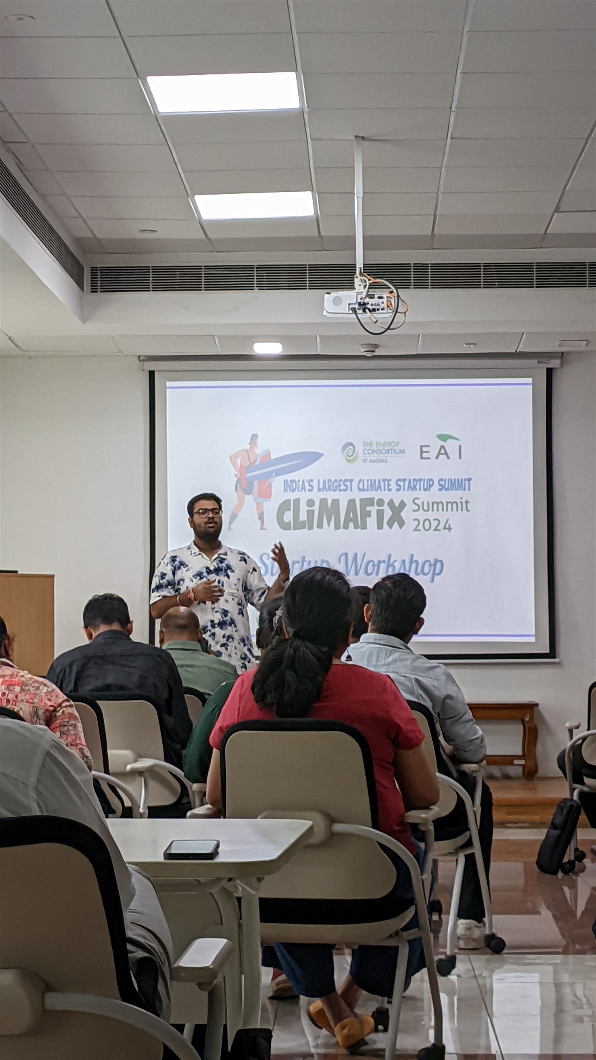 Pramod Vaditya - Sirinor @ CLIMAFIX Startup Workshop 2024